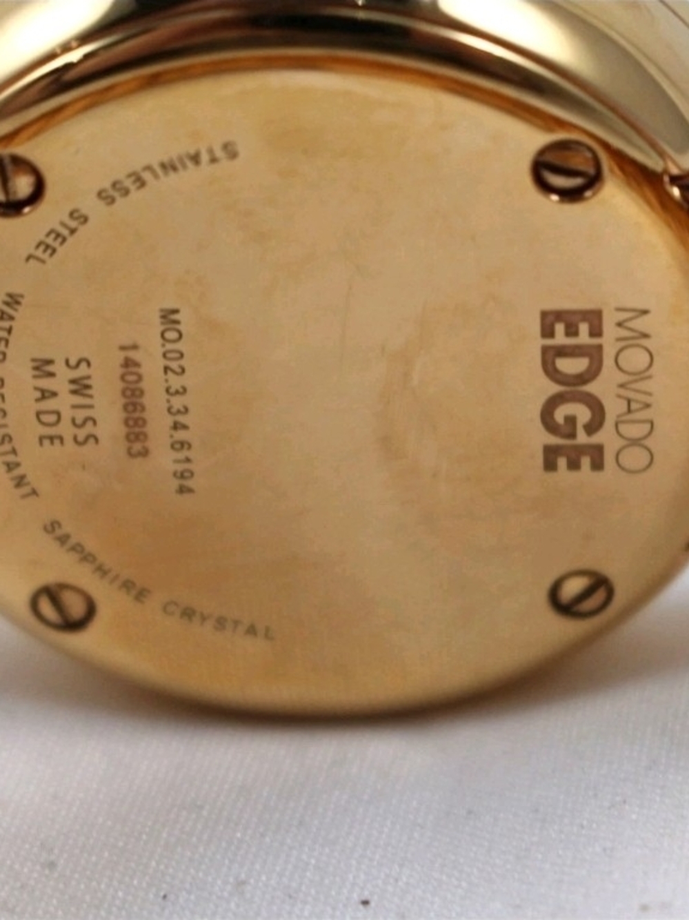 Movado Watch ROSE GOLD EDGE $995 - Picture 7 of 12